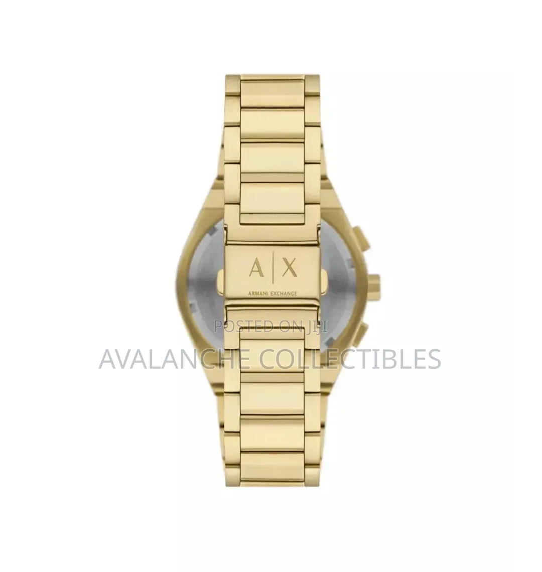 Armani Exchange Gold Tone Gent's Watch 43mm Case Size