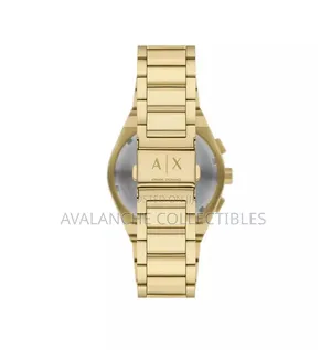 Armani Exchange Gold Tone Gent's Watch 43mm Case Size