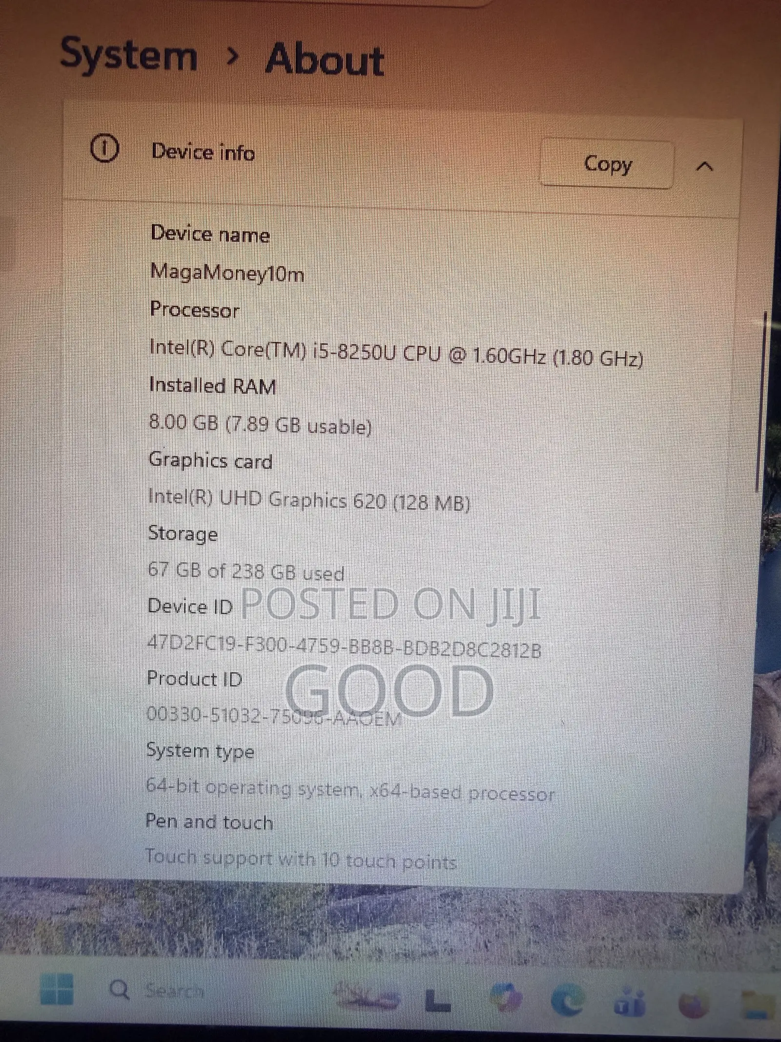 Laptop HP ProBook 440 G5 8GB Intel Core i5 SSD 256GB