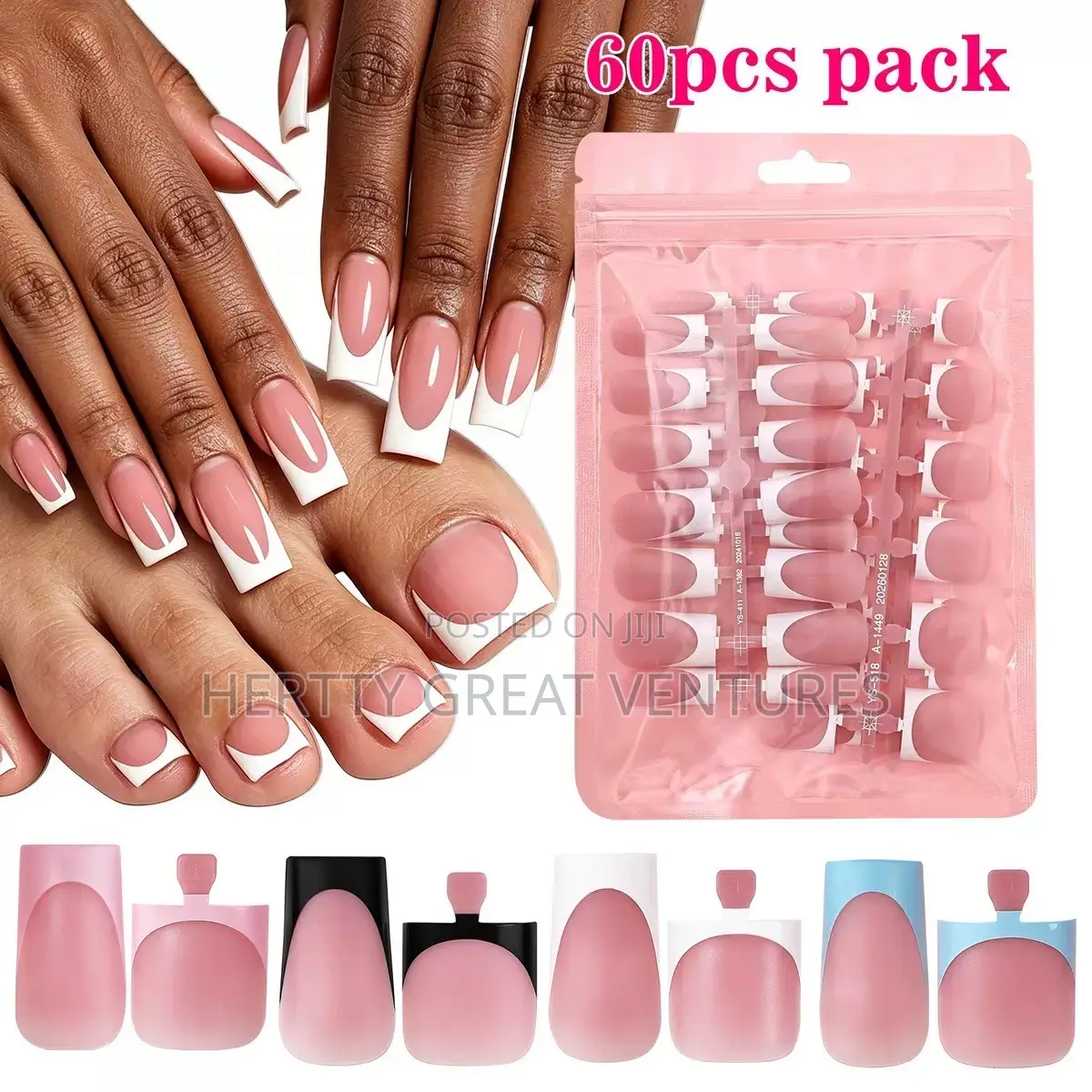 French Tips Nail Set