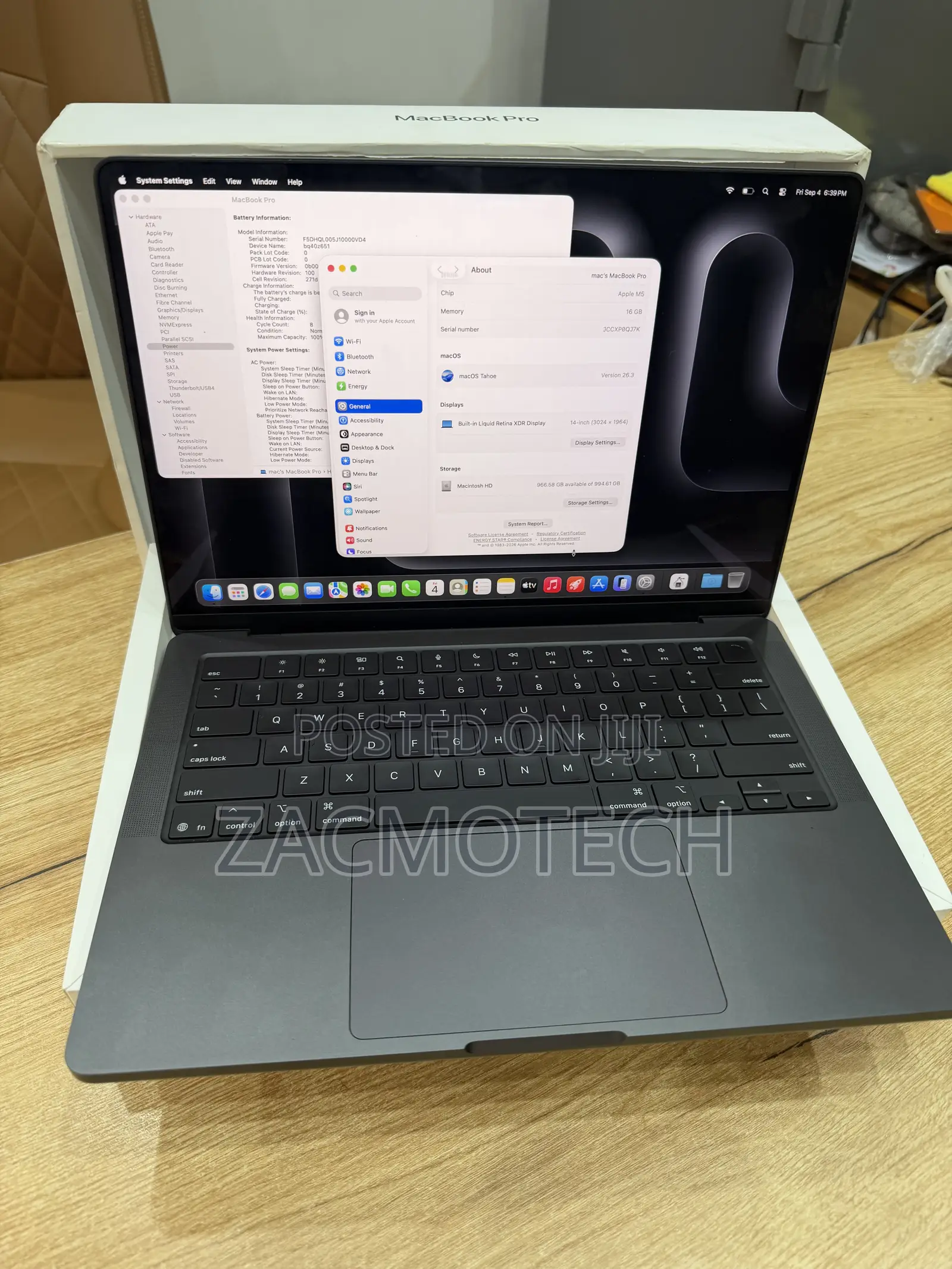 Laptop Apple MacBook Pro 2025 M5 16GB Apple M5 SSD 1T