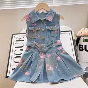 Cute & Stylish Girls’ Jean Dress | Perfect for Parties & Outings