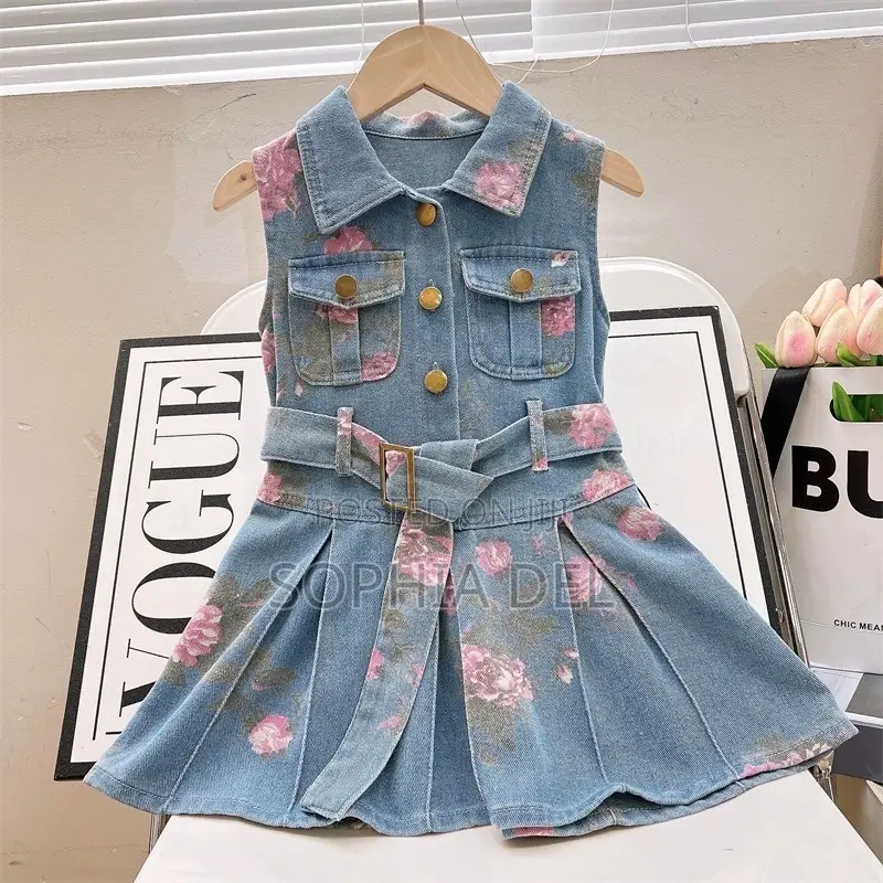 Cute & Stylish Girls’ Jean Dress | Perfect for Parties & Outings