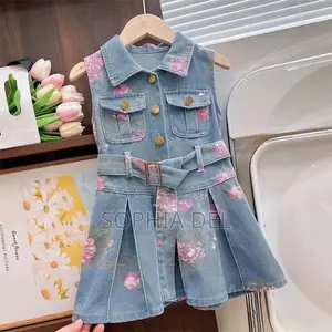 Cute & Stylish Girls’ Jean Dress | Perfect for Parties & Outings