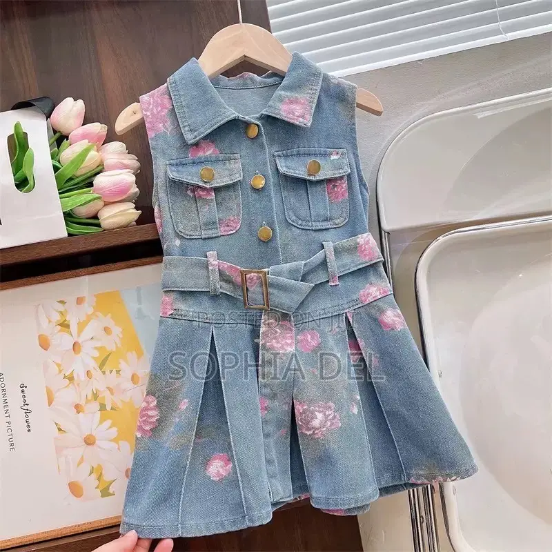 Cute & Stylish Girls’ Jean Dress | Perfect for Parties & Outings