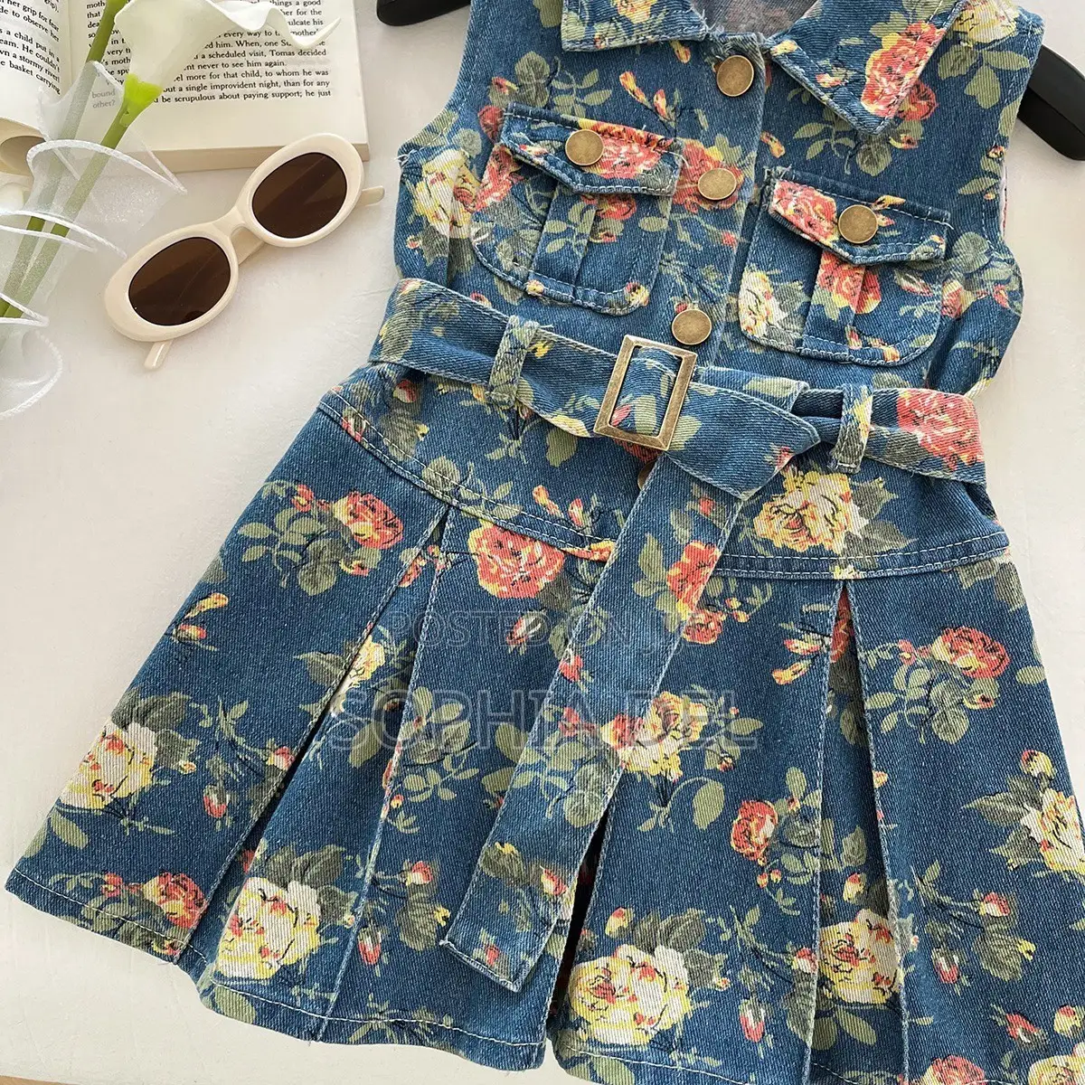 Cute Stylish Girls’ Jean Dress | Perfect for Parties Outings