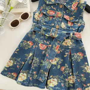 Cute Stylish Girls’ Jean Dress | Perfect for Parties Outings