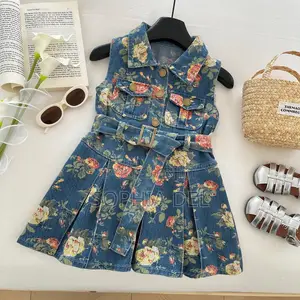 Cute Stylish Girls’ Jean Dress | Perfect for Parties Outings