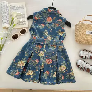 Cute Stylish Girls’ Jean Dress | Perfect for Parties Outings