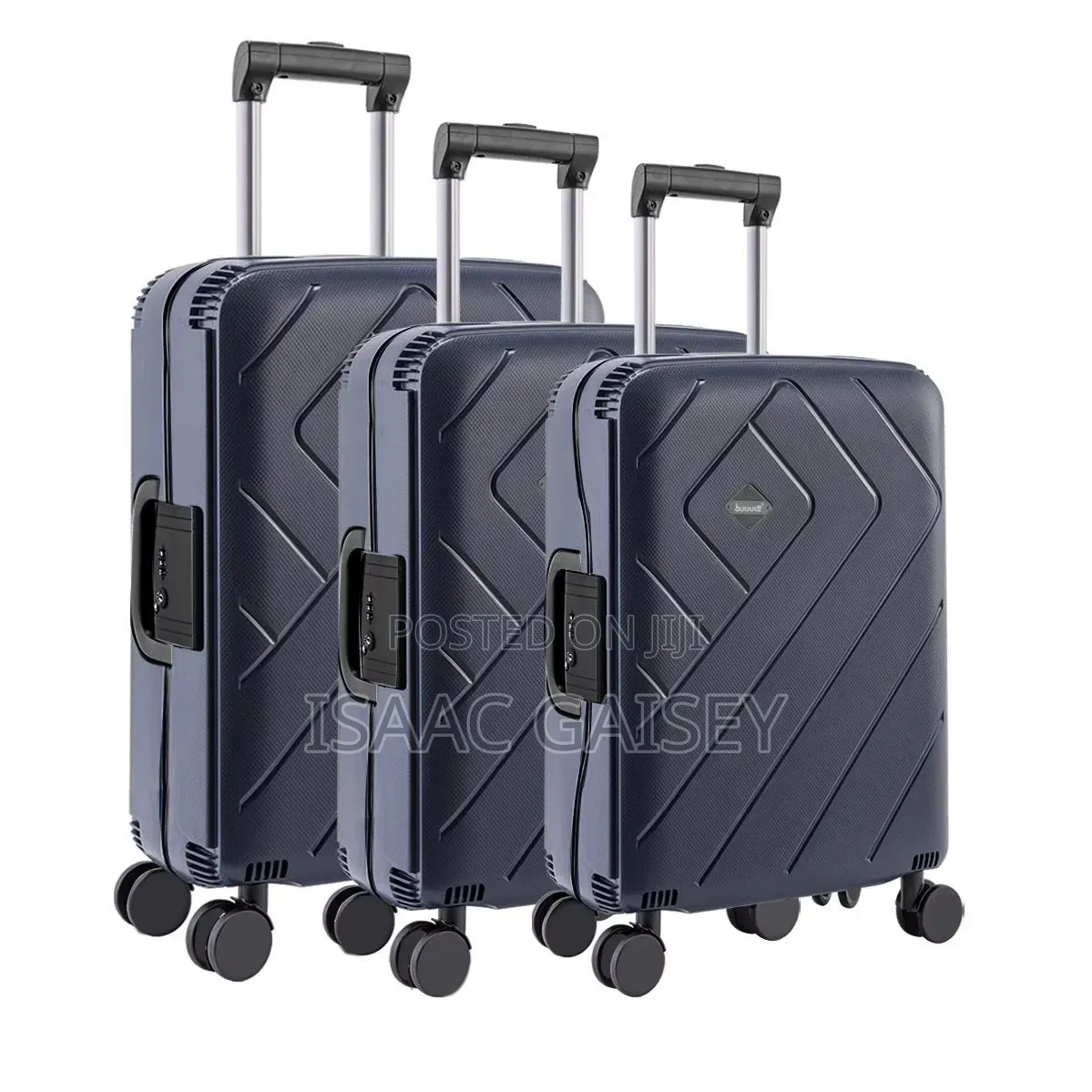 3pcs Zipless Abs Hard Shell Premium Anticrake Lugguage Set