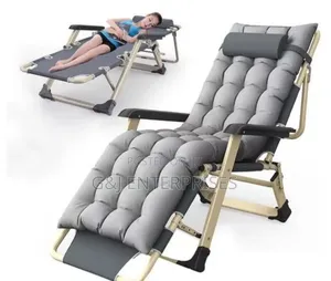 Adjustable Outdoor Relaxing Chair With Cushion