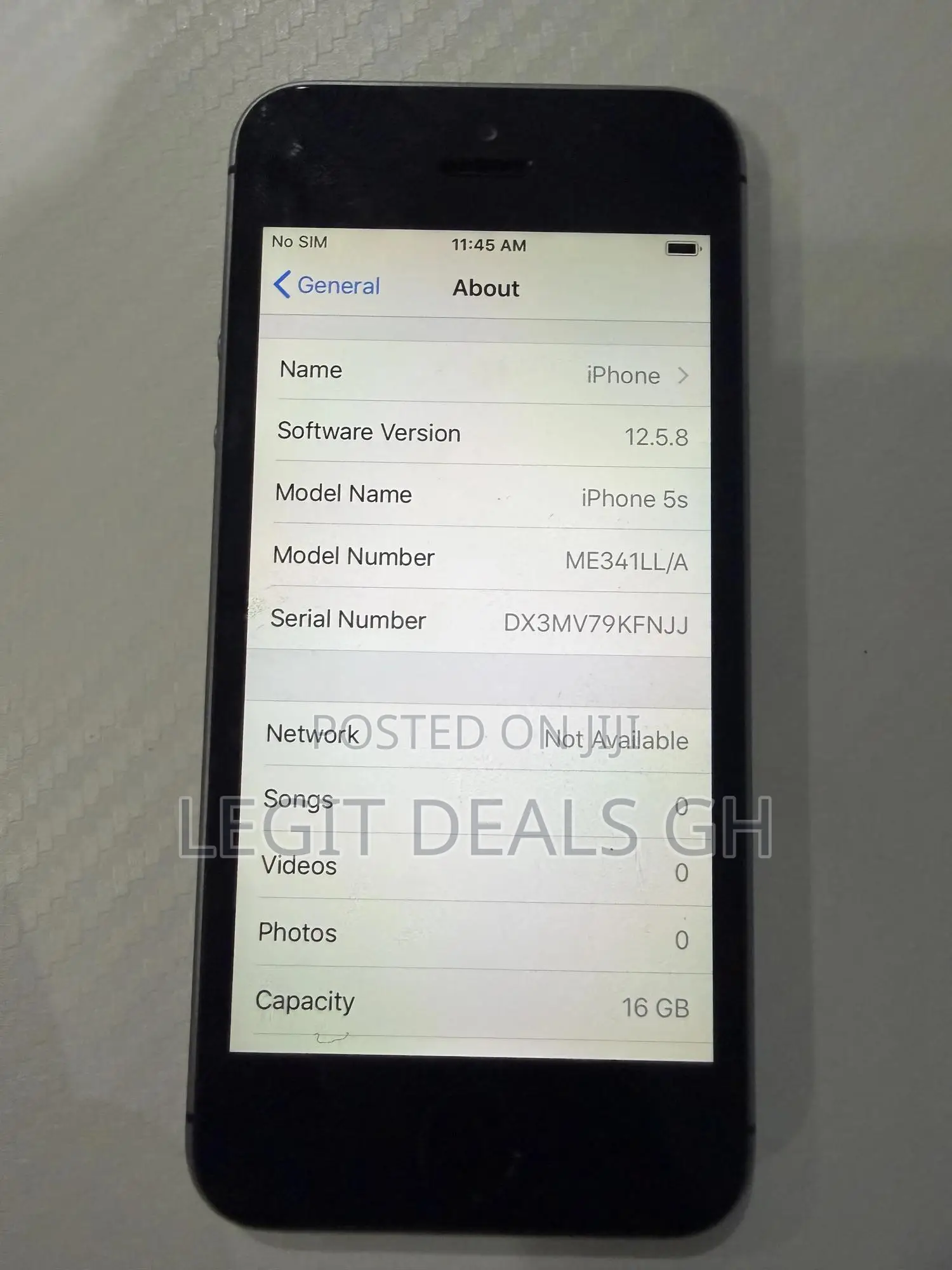 Apple iPhone 5s 16 GB Silver