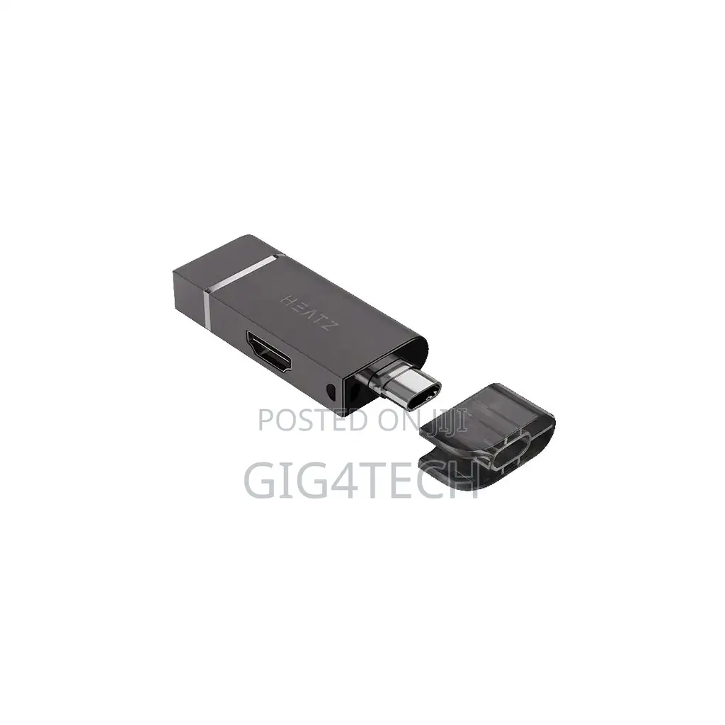 Heatz Zt90 USB-C to Hdmi/Aux/Pd100w Adapter