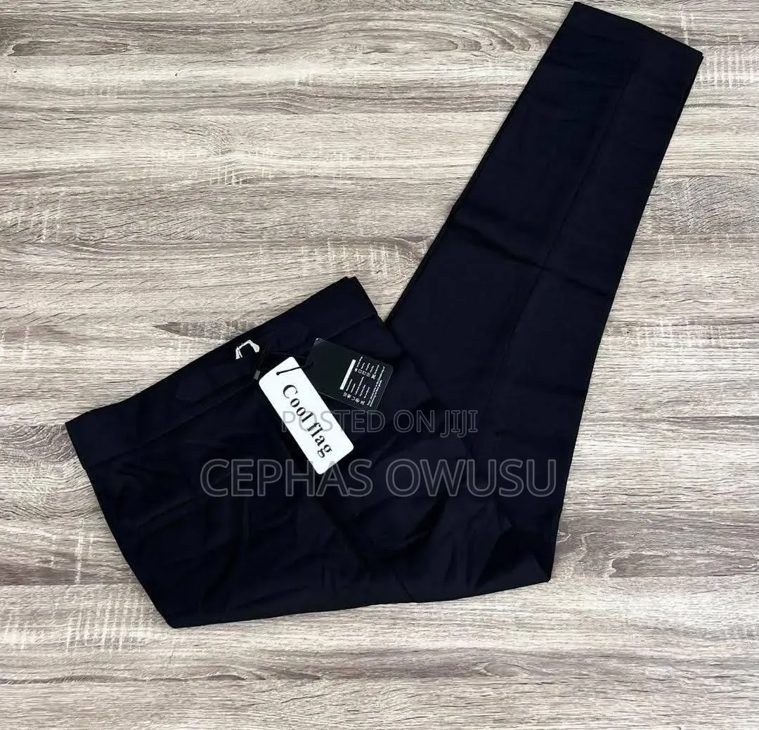 Beltless Material Trousers