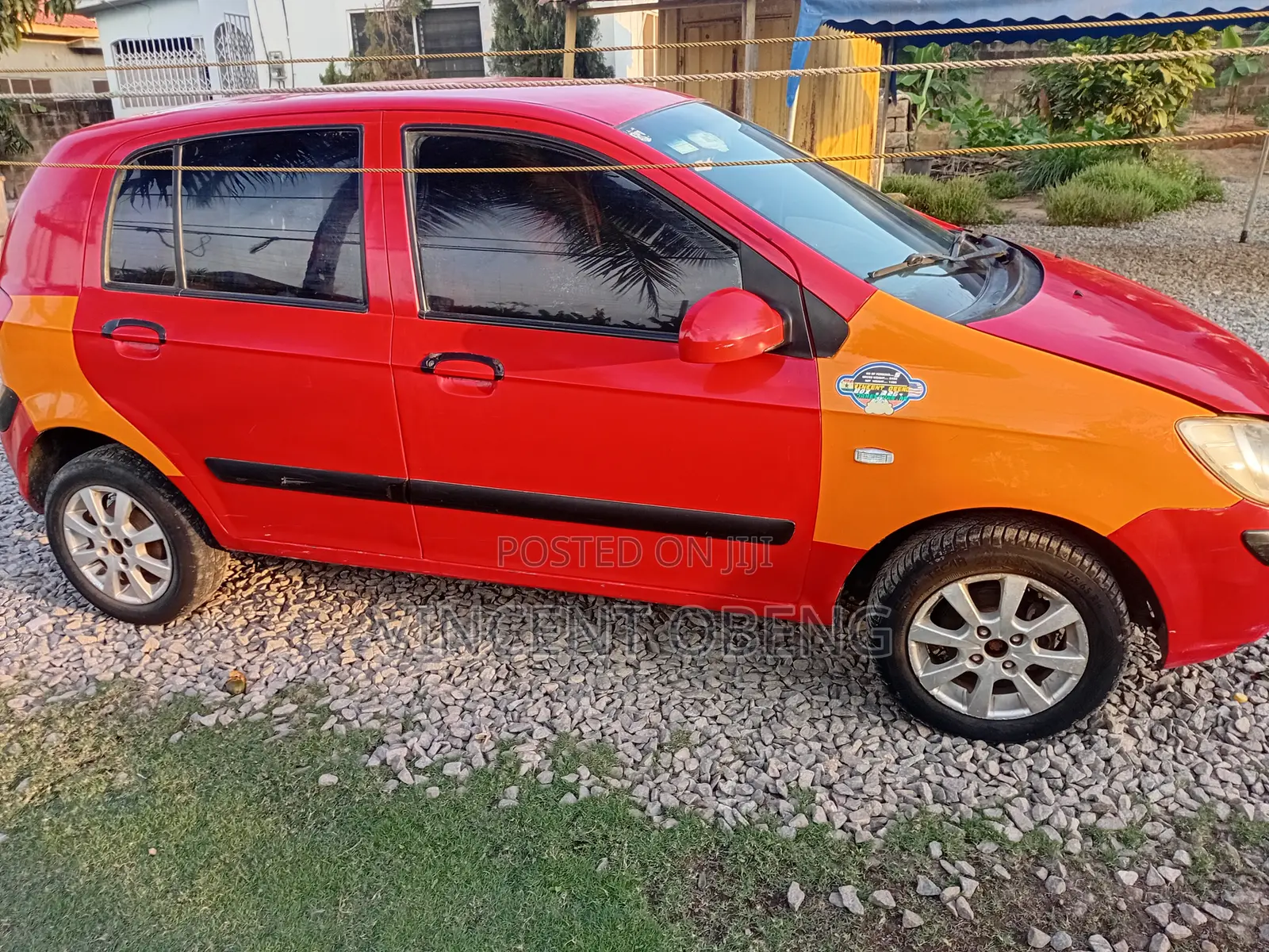 Hyundai Getz 2009 Red