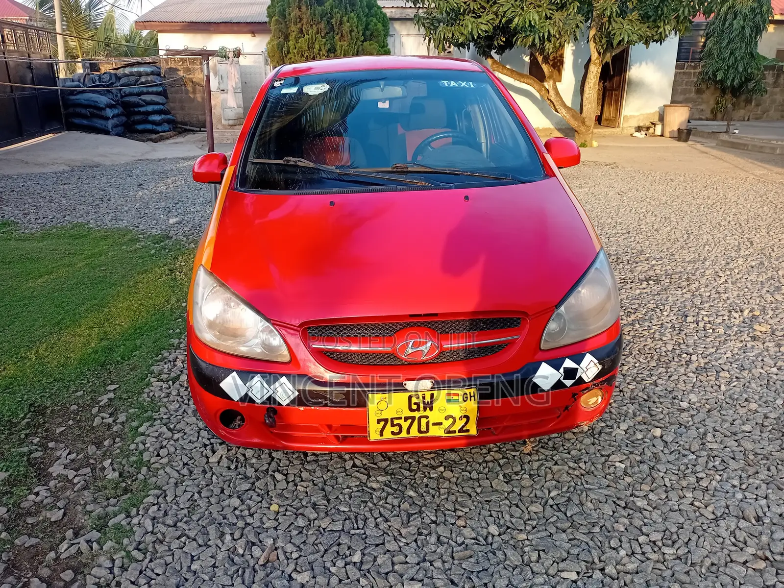 Hyundai Getz 2009 Red