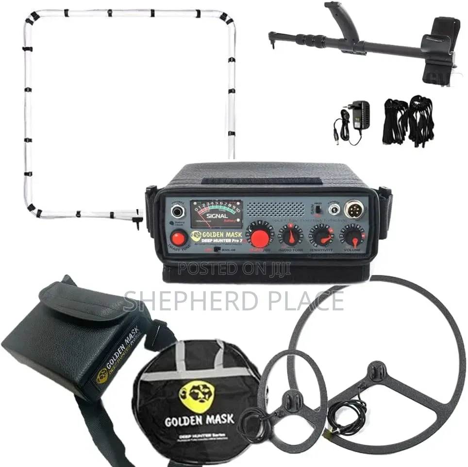 GoldenMask Deephunter Pro 7SE + Additional Coil and Accessories