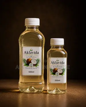Aklavida Crystal Oil – Pure Natural Coconut Oil for Cooking