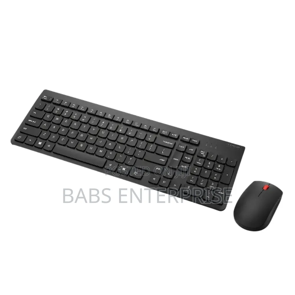 Lenovo Essential Wireless Combo Gen 2 – Keyboard and Mouse UK – Black