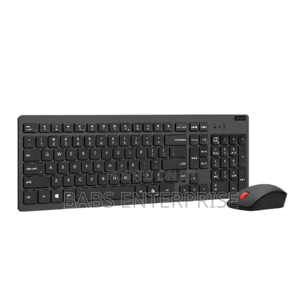 Lenovo Essential Wireless Combo Gen 2 – Keyboard and Mouse UK – Black