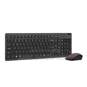Lenovo Essential Wireless Combo Gen 2 – Keyboard and Mouse UK – Black