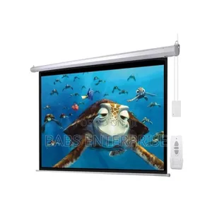 Burotika BW18-E200 200Cmx200Cm Electric Wall Screen