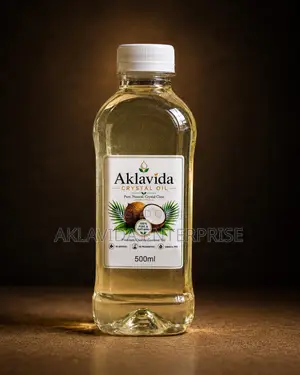Aklavida Crystal Oil – Pure Natural Coconut Oil for Cooking