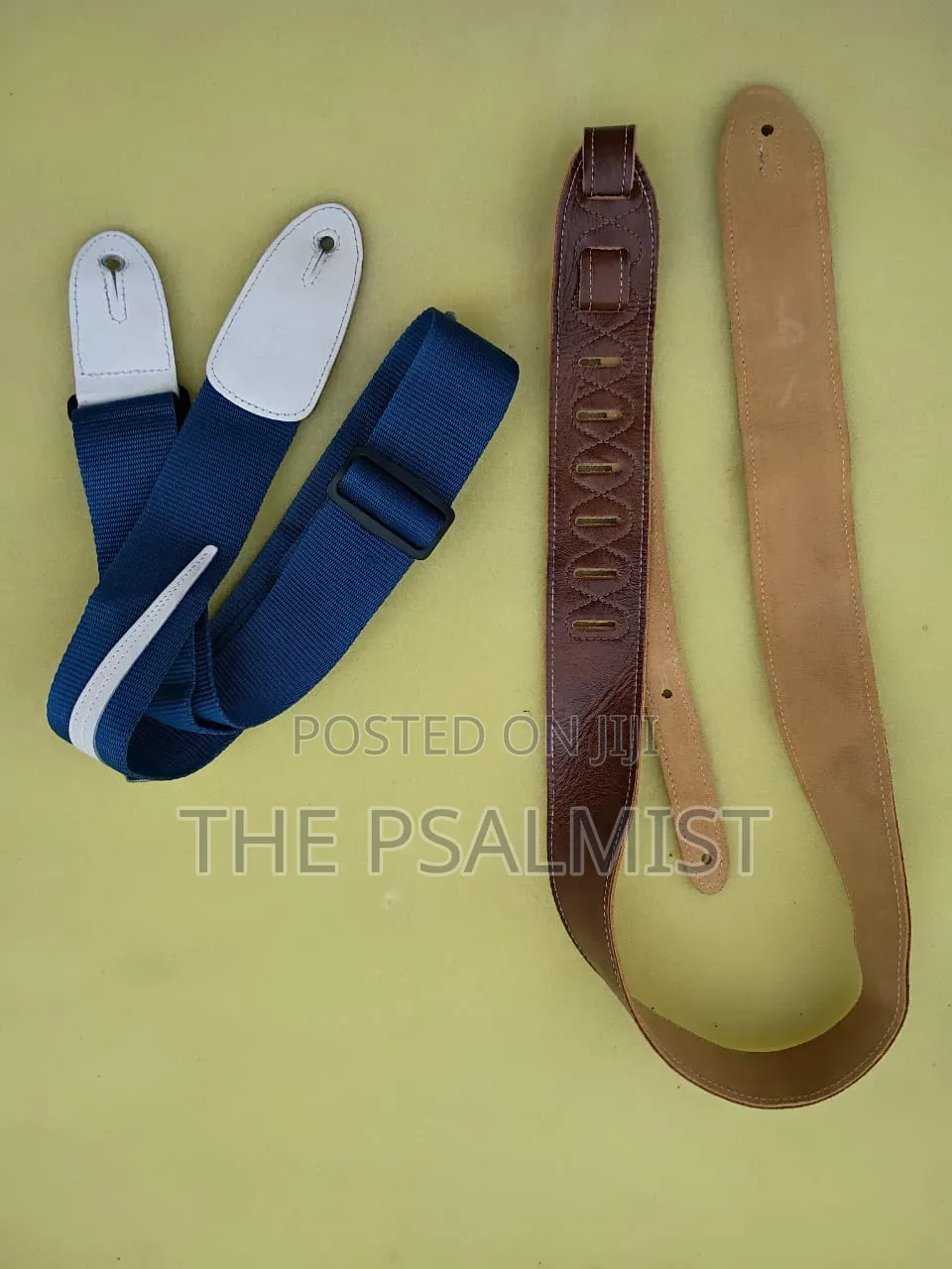 Levys and Fender Top Quality Leather Guitar Straps