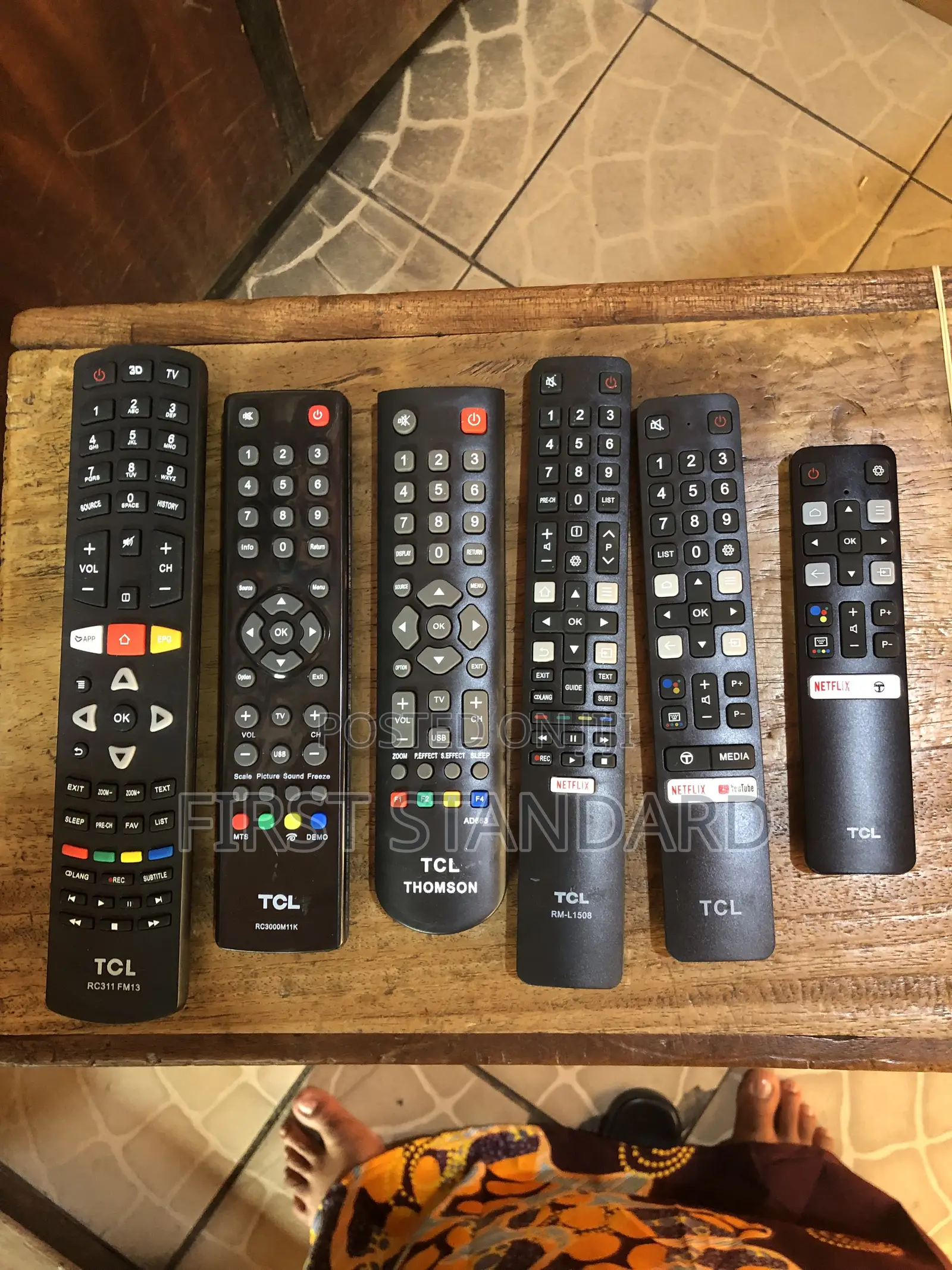 TCL TVS Remote