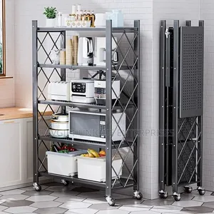 5tier Quality Original Black Metal Kitchen Rack