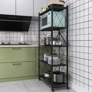 5tier Quality Original Black Metal Kitchen Rack