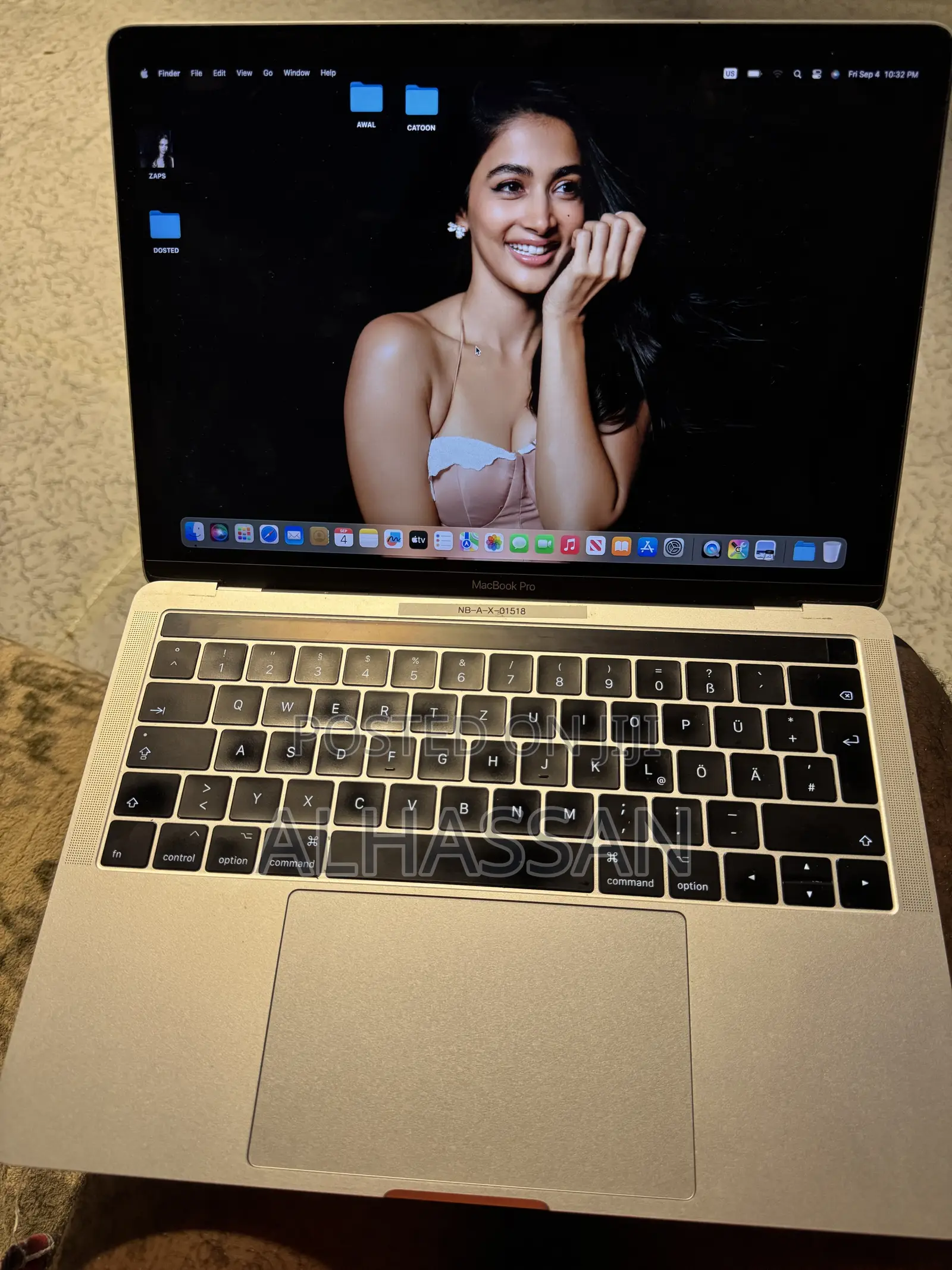 Laptop Apple MacBook Pro 2017 16GB Intel Core i5 SSD 512GB