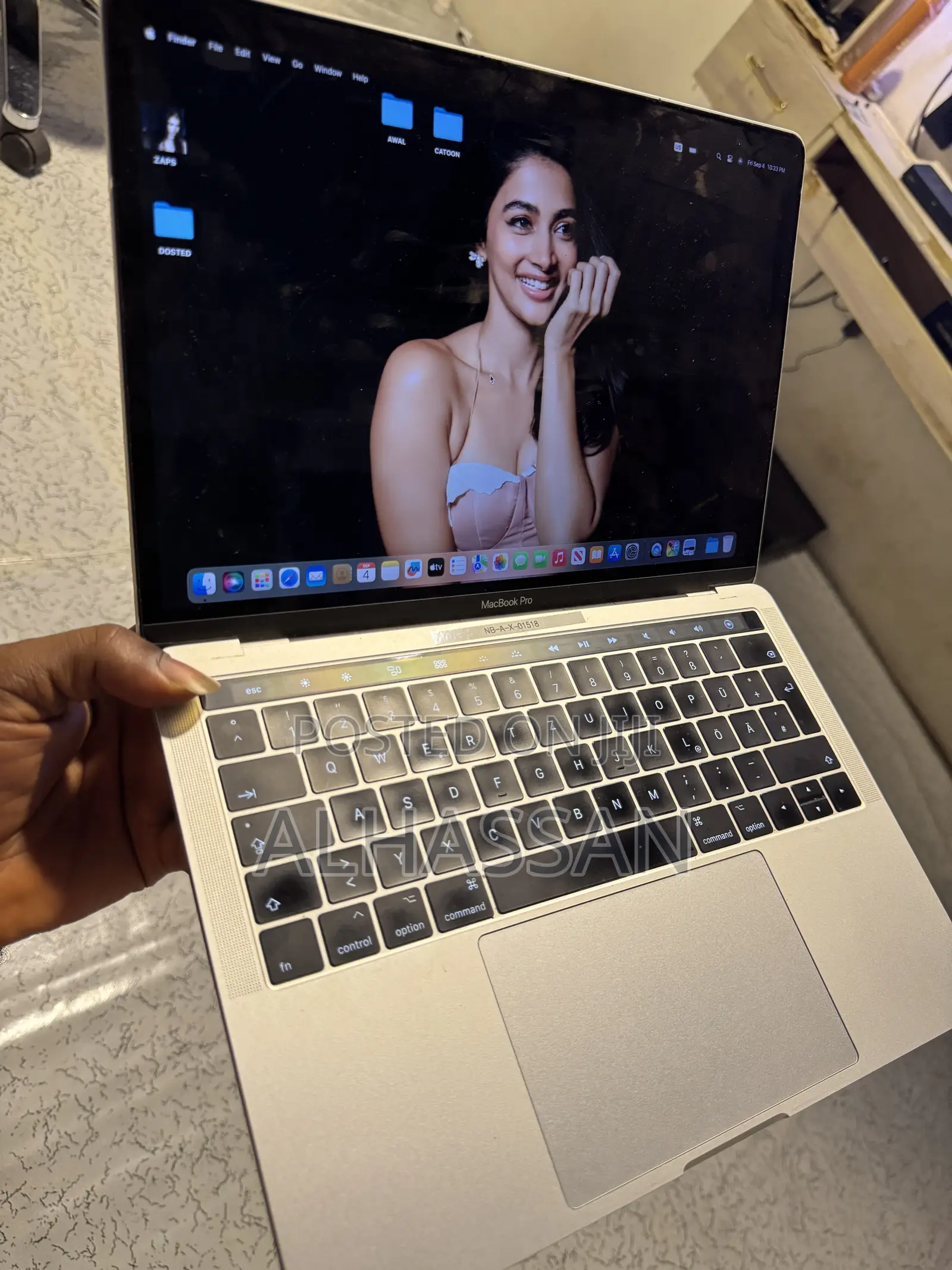 Laptop Apple MacBook Pro 2017 16GB Intel Core i5 SSD 512GB