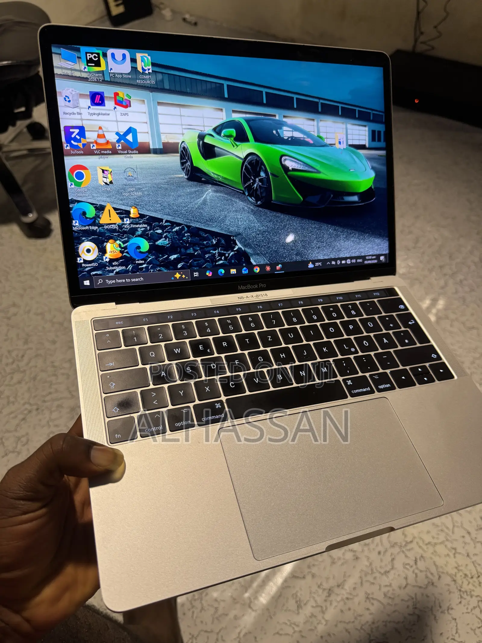 Laptop Apple MacBook Pro 2017 16GB Intel Core i5 SSD 512GB
