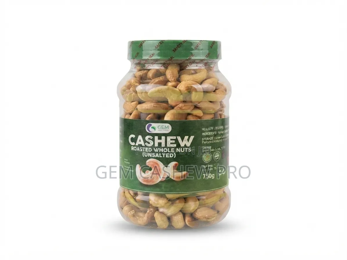 350g Roasted GEM Cashews (Unsalted, Lightly Salted, Moringa Coated)