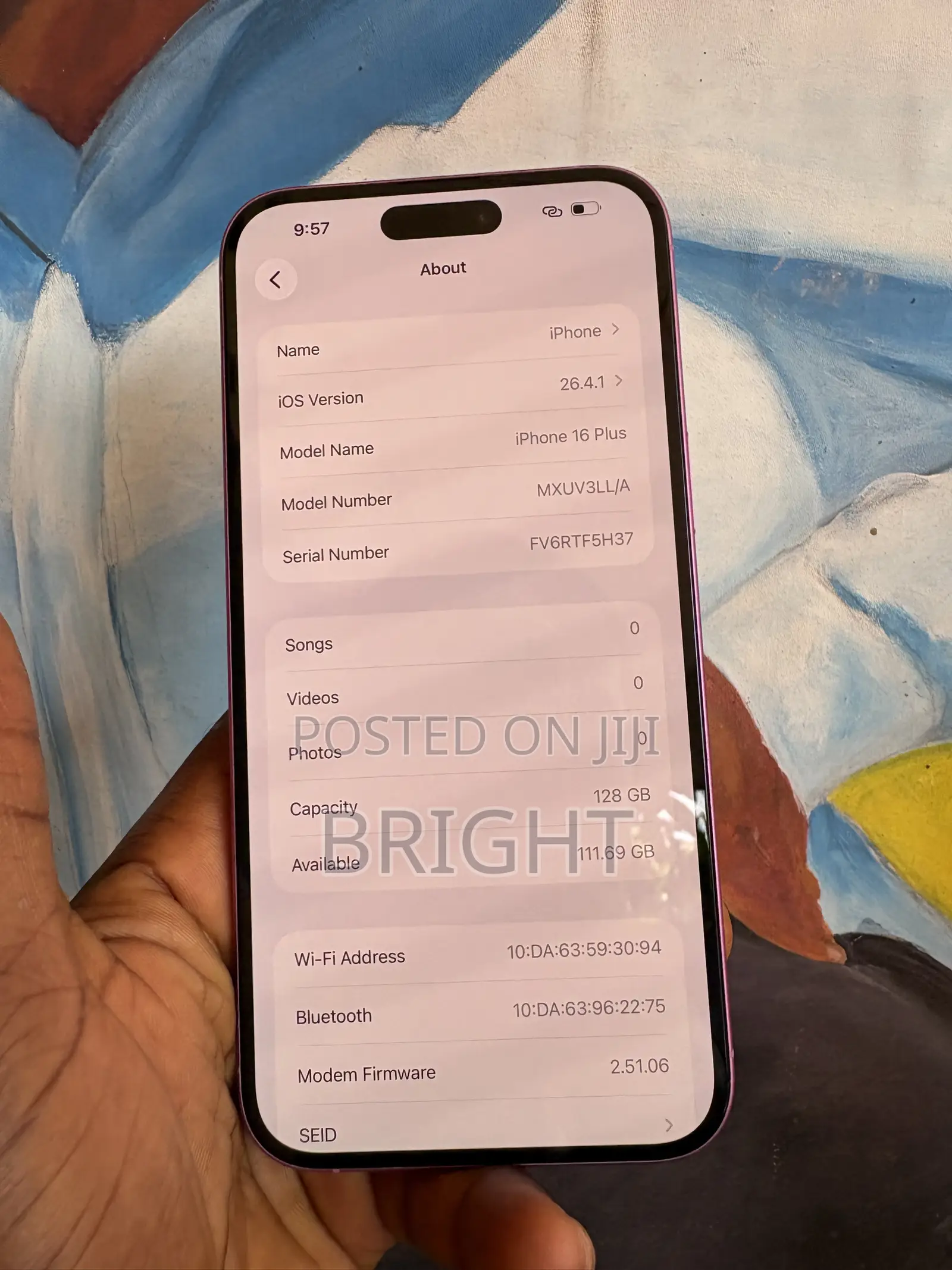 Apple iPhone 16 Plus 128 GB Pink