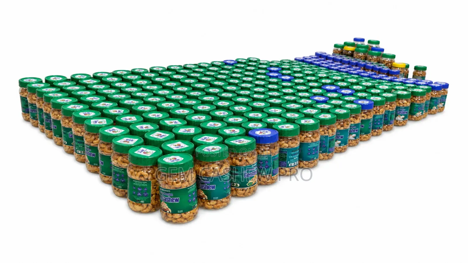 280g GEM Roasted Cashew Pro (Unsalted, Lightly Salted, Moringa Coated)