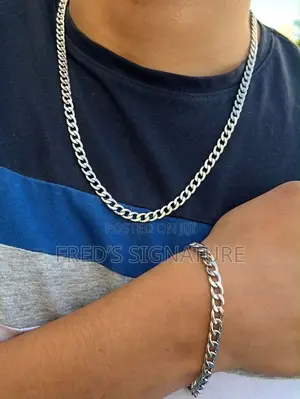Men Necklace and Bracelet