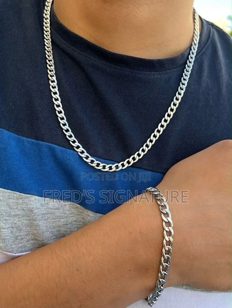 Men Necklace and Bracelet