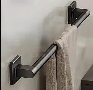 No-Drill Wall-Mounted Towel Hanger Bathroom Towel Rack