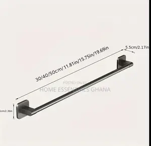 No-Drill Wall-Mounted Towel Hanger Bathroom Towel Rack