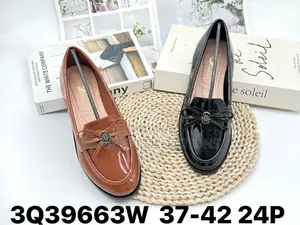Women’s Patent Leather Office Loafers – Stylish Slip-on Flats