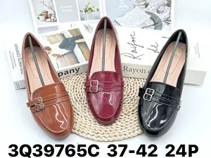 Women’s Patent Leather Office Loafers – Stylish Slip-on Flats