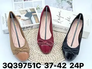 Women’s Elegant Patent Flat Shoes – Stylish Comfortable