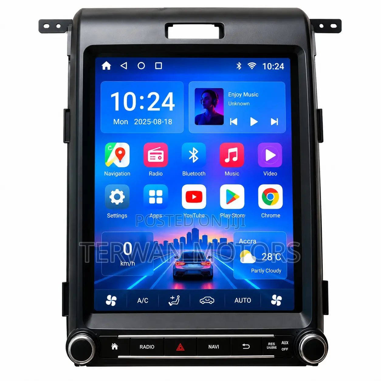 Tesla-Style Android Screen for Ford F150 2009 to 2014