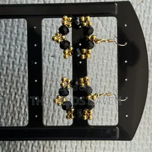 Black Crystal Earrings