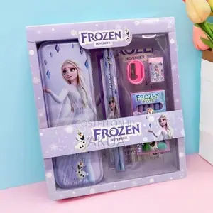 Girls' Cartoon 6-Piece Stationery Set Gift With Pencil Case