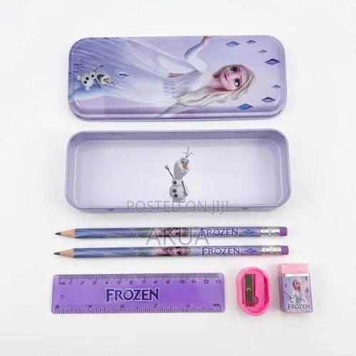 Girls' Cartoon 6-Piece Stationery Set Gift With Pencil Case