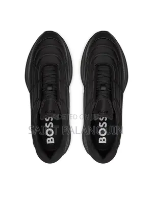 BOSS Void Runn Quilted Blue and Purple Upperchunky Black BOSS