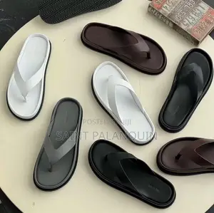 Minimalist Thick-Soled Thong Sandals in a Variety of Neutral Colors